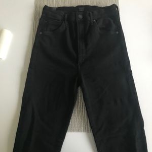 Citizens of Humanity Plush Black Chrissy High Rise Skinny Jeans